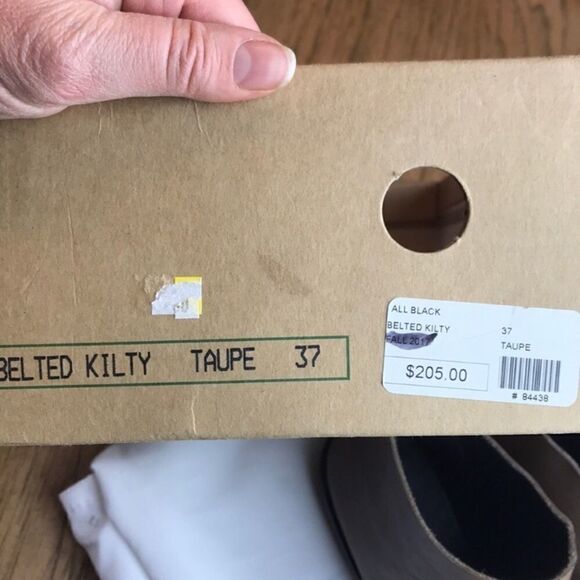 ALL BLACK BELTED KITTY BOOTIES.  NEW - Picture 5 of 7